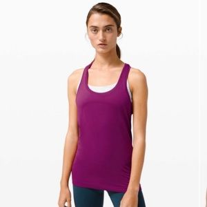 NWT Lululemon Swiftly Dark Fuchsia